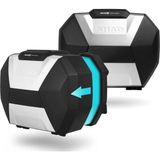 Shad SH38X Genişletilebilir Alüminyum Yan Çanta Seti Sağ ve Sol D0B38200 - Siyah - 1