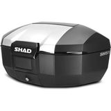 Shad SH51 Alüminyum Kapaklı Motosiklet Topcase Arka Çanta 51L D0B51200 - Siyah