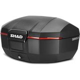 Shad SH51 Arka Çanta 51 Litre Siyah Karbon Fiber Malzeme ile Su Geçirmez Tasarım - 0 - Siyah