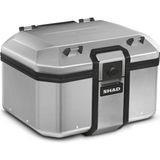 Shad Tr-48 Terra Alüminyum Topcase Arka Çanta - Alüminyum Gri