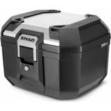 Shad TR41 Terra Alüminyum Çanta (Siyah-Gümüş) - Tek Renk - Standart