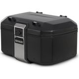 Shad TR55 Black Motosiklet Arka Çanta 55 Litre Kapasiteli Top Case Motor Çanta Alüminyum Siyah - Standart