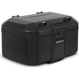 Shad TR55 Terra Alüminyum Çanta - Pure Black D0TR55200B - Siyah - 1