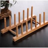 Shaddy Goods Bambu Ahşap Tabaklık Suya Dayanıklı 1 Adet Dekoratif Tasarım