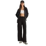 Shade Geniş Paça Krinkıl Örme Pantolon, S, 60283847, Siyah, Kadın