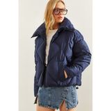 Shade Kadın Oversize Şişme Mont - Lacivert - 40