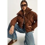 Shade Oversize Şişme Mont, 38, 10191065, Acı Kahve, Kadın