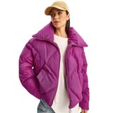 Shade Oversize Şişme Mont, 38, 10191065, Fuşya, Kadın