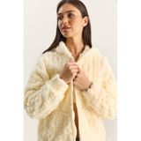 Shade Peluş Hırka, S, 60283844, Krem, Kadın