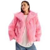 Shade Şeker Pembe Suni Kürk Ceket, 38, 60261574, Şeker Pembe, Kadın