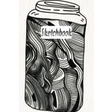 Shaded Jar Sketchbook: Free Sketch Empty Page Doodle