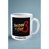 Shadow Fight Mobil Oyun Baskılı Kupa Bardak Çift Taraflı Baskı Kişiye Özel Model 1