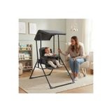 Shadow Size SHADOW LİNEN keten Salıncak - Kademeli -keten Kumaş -mama Tablalı Salıncak - Mama Sandalyesi - Bebek Salıncagi