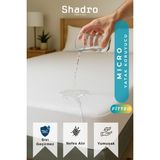 Shadro Textile Micro Fitted Full Kenar Su Sıvı Geçirmez Tek-Çift Kişilik Yatak Koruyucu Alez Beyaz - 160 x 200 cm