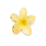 SHAKA Sarı SHK2007 Lotus Çiçek Figürlü Mandal Saç Tokası