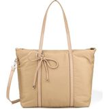 SHAKA Vizon SHK319 Fiyonk Charmlı,fermuarlı,astarlı Shopper Çanta