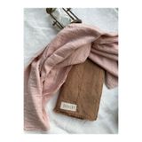 shalby Bambu Crash Şal 2'li Set Pudra - Bronz karışık6 190 x 80