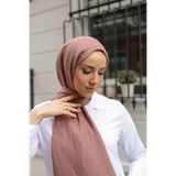 shalby Bambu Crash Şal Tesettür Soft Kahve SOFT KAHVE 90 x 190