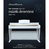 Shallreich SRP-175B Custom Edition Dijital Piyano (Tabure & Kulaklık + Termal Akım Koruyucu Hediye) - PWH (Parlak Beyaz)