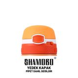 Shamobo 350ml Çocuk Paslanmaz Çelik Termos ile Uyumlu Yedek Kapak, Turuncu Kedi