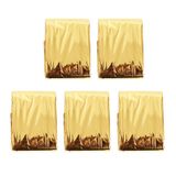 sHanSHu Acil Durum Battaniyesi Hayatta Kalma Battaniyesi Kamp Çadırı Termal Su Geçirmez Dış Mekan Acil Durum Ekipmanları 5 adet Gold gold-5pcs