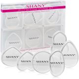 SHANY Stay Jelly Silikon Sünger Seti - 6 Şeffaf ve Emici Olmayan Makyaj Karıştırma Süngeri Fondötenli Kusursuz Uygulama İçin