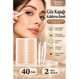 shaping beauty 40 Adet Göz Kapağı Kaldırma Bandı Yüz Germe Kaş Germe Göz Germe Görünmez Lifting Bantları
