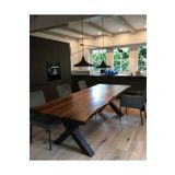 shardywood Ahşap Ceviz Mutfak Yemek/Toplantı Masası
