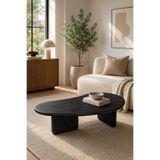 shardywood Terra Masif Ahşap Organik Orta Sehpa 110x60 cm – Modern Salon Sehpası