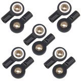 Share Goo 10 Adet M3 Rot Ucu Bilyalı Kafa Tutucu Bağlantı 3 mm Dişli Bilyalı Mafsal Redcat HSP Traxxas Eksenel 1/10 RC Araba Kamyon Tekne Kendin Yap Robot Uçak ile Uyumlu L18 mm