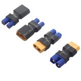 Share Goo 2 Çift RC XT60 - EC3 Fiş Dişi Erkek Adaptör Konektörü RC FPV Drone Araba Lipo NiMH Pil Şarj Cihazı ESC için