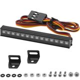 Share Goo ShareGoo RC LED Işık Çubuğu Çok Modlu Tavan Lambası Eksenel SCX24 Bronco C10 JLU Gladyatör Sürgü 1/24 RC Crawler ile Uyumlu (14Leds)