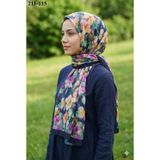 Sharell Bambu Kraş Pamuk Şal (Lacivert) 211-115