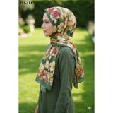 Sharell Bambu Kraş Pamuk Şal (Yeşil) 211-111