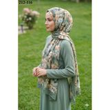 Sharell Bambu Kraş Pamuk Şal (Yeşil) 212-116