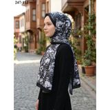 Sharell Fransız İpeği Şal (Siyah) 247-112