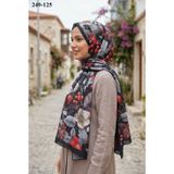 Sharell Fransız İpeği Şal (Siyah) 249-125