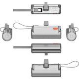 Sharge Flow Mini - Kompakt ve Hızlı Taşınabilir Powerbank - Gümüş