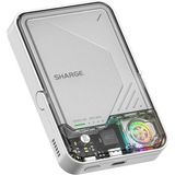 Sharge Icemag 2 - Magsafe Destekli Kablosuz Hızlı Powerbank - Beyaz