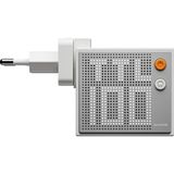 Sharge Pixel 100W Gan Hızlı Şarj Cihazı - 4 Portlu Pd 3.1 (3x Type-C) 1x USB-A Port, Akıllı LED Ekranlı Adaptör - iPhone 17/16, Android, Macbook, Notebook Uyumlu - Beyaz