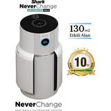Shark 10 Yıl Filtre Değişimi Gerektirmeyen (5+5 Yıl) 130M² Villa ve Dublex Evler Için %99.9 Virüs ve Bakteri Temizleme Özelliğine Sahip 3 Katmanlı Hepa Filtreli Profesyonel Hava Temizleyici - Beyaz