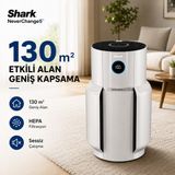 Shark 130 M² Hepa Aktif Karbon Hava Temizleyici Cihaz Pm2.5 Beyaz Geniş Alan