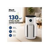 Shark 130 M² Hepa Hava Temizleyici Cihaz Sessiz Alerjen Duman Pm2.5 PM10 Beyaz Günlük Kullanım
