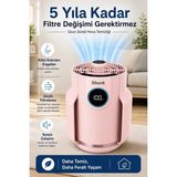 Shark 23 M² Hepa Hava Temizleyici Cihaz Sessiz Koku Giderici Polen Toz Alerjen PM10 Pembe Salon Oda - Beyaz