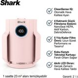 Shark 5 Yıl Filtre Değişimi Gerektirmeyen Akıllı Hava Temizleyici 23M² Kapsama Alanı Hepa Filtreli Koku Giderici ve Tüy Toplayıcı Sessiz Çalışan - Pembe