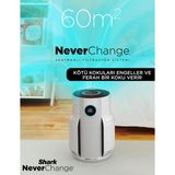 Shark 60M² Etkili 5 Yıl Uzun Ömür Filitre Akıllı Kirlilik Sensörü ve Koku Giderici Teknolojili Hepa Filtreli Standart Hava Temizleyici Neverchange5 - Beyaz