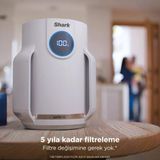 Shark Alerjisi Olan Evler, Aileler Ve Evcil Hayvanlar Için Ideal Neverchange5 Compact Pro Hava Temizleyici + 5 Yıl Uzun Ömürlü Filitre