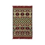 Shark Anadolu Baklava Kilim, 80 x 120 cm, Bordo, Renkli