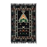 Shark Anadolu Seccade Kilim 16 Siyah