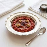 Shark Anatolia Premium Kalın Bakır Derin Meze Tabağı, 15 cm, Beyaz, Çirtik Kenarlı